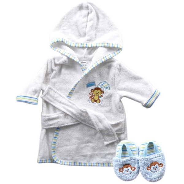 girls robe and slippers