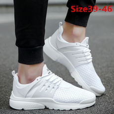 New Arrival Men's Fashion Breathable Sneaker Casual Flat Light Running Sport Shoes Mesh Platform Shoes