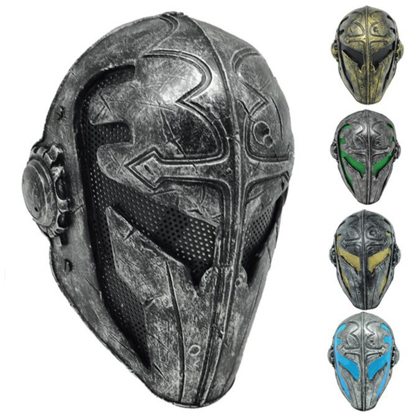 Tactics Paintball Airsoft Wire Mesh Templar Fabric Plastic Mask Game Mask Wish