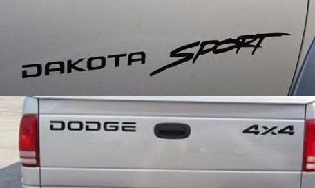 Dodge Dakota Tailgate Decal 