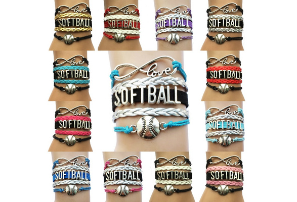 Softball Bracelet- Girls Softball Jewelry Perfect Softball