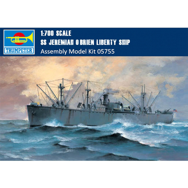 SS Jeremiah O'Brien WWII Liberty Ship Trumpeter 1:700 TRU05755