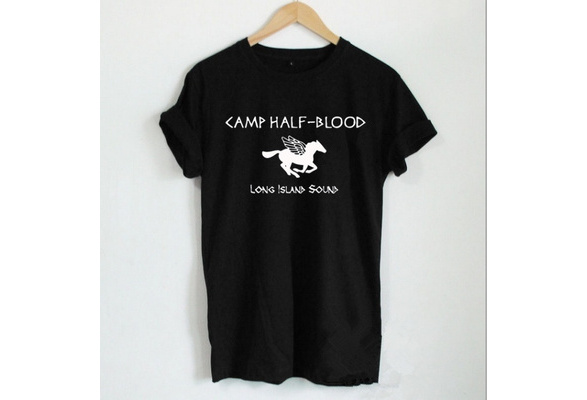 Camp Half Blood Women T Shirts Harajuku Long Island Sound Percy Jackson T- shirt Cotton Plus Size T Shirt 2021 New Tee Tshirt - T-shirts - AliExpress