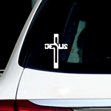 christiancros, Christian, jesus, Car Sticker