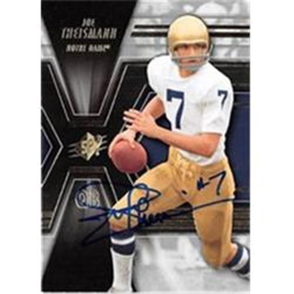 Joe Theismann autographed Football Card (Notre Dame Fighting Irish) 2014  Upper Deck Goodwin Champions #18