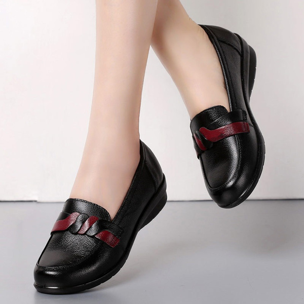 Single Xieping with Soft Bottom Shoes In Elderly Women Shoe Slip