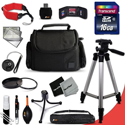 ideal canon digital camera accessories kit for canon powershot sx60 hs sx50 hs sx530 hs s610 hs sx710 hs sx410 is gx 7 g1 x g1 x mark ii g1