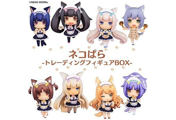 Chaveiro de animação do jogo nekopara, chaveiro super fofo de anime para  meninas, gato chocolate baunilha, gêmeas, figuras de acrílico, pingente,  presente