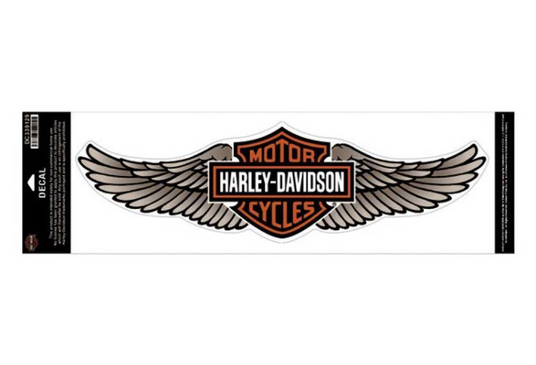 Harley-Davidson Straight Wing Decal Tan 5XL Size Sticker DC339129