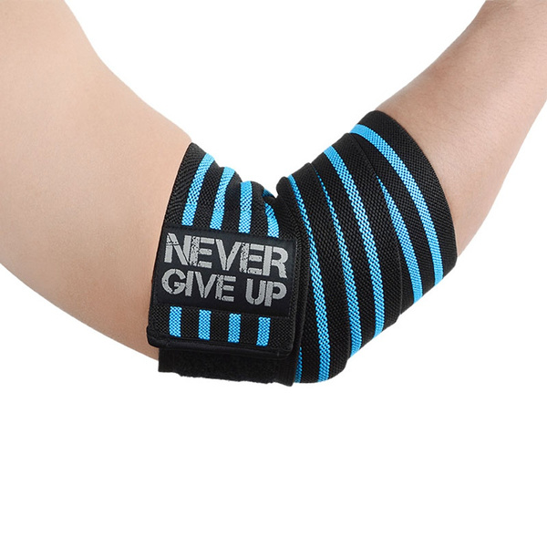 New Professional Elbow Wraps Straps 40" Elbow Support Brace for Weight