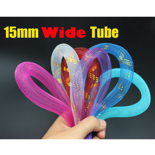 Tigofly 8 Metri Tubo Mylar Tinsel Per Fly Tying – 8 Mm Di Larghezza, 8 Colori Assortiti, 1 Metro Per Colore - 2