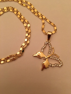 butterfly, goldbutterflynecklace, Jewelry, gold