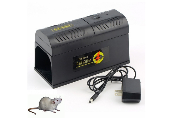 AC 110-240V 50-60Hz High Quality Electrocute Electronic Rat Trap Mice Mouse  Rodent Killer Electric Shock EU Plug Adapter High Voltage