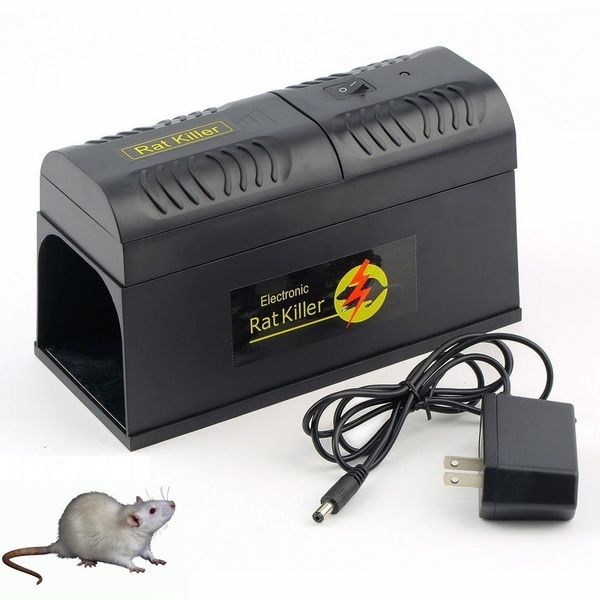 AC 110-240V 50-60Hz High Quality Electrocute Electronic Rat Trap Mice Mouse  Rodent Killer Electric Shock EU Plug Adapter High Voltage