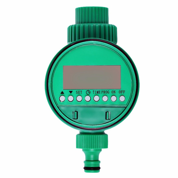 LCD Display Automatic Intelligent Electronic Garden Water Timer Rubber ...