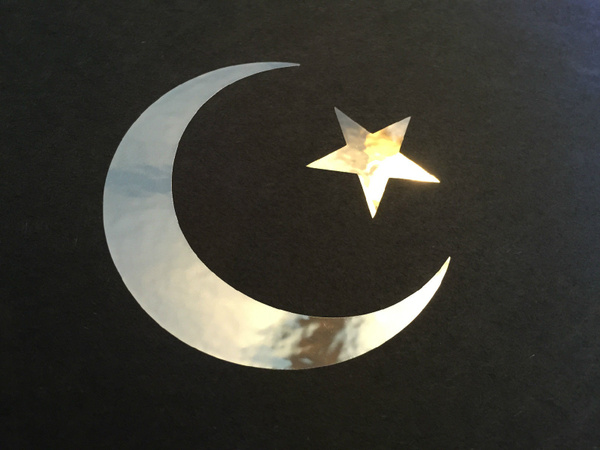 STAR AND CRESCENT - Vinyl Decal Sticker - Moon - Islam Symbol - Minglewood  Trading