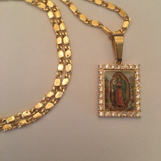 ourladyofguadalupenecklace, Pendant, lavirgendeguadalupe, lavirgendeguadalupecadena