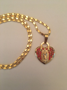 Heart, goldheartpendantnecklace, Jewelry, 14kgoldheartnecklace