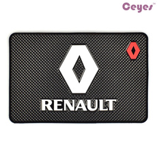 Car Styling Auto GPS Keys Cell Phone Coins Holder Non-slip Mat for Renault Fit for All Cars Washable Anti-slip Mat