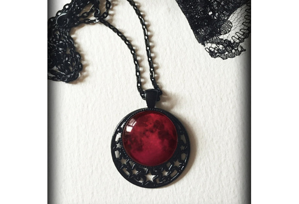 blood moon necklace