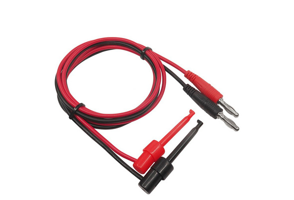 Tester Digital Multimeter Banana Plug Cable Test Hook Probe Cable Leads For  Multimeter Connector