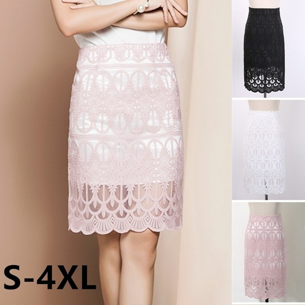 black lace skirt 4xl