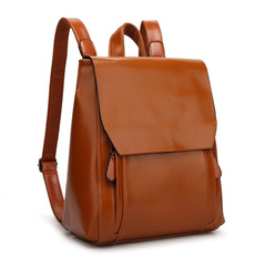 travel backpack, School, Fashion, PU Leather