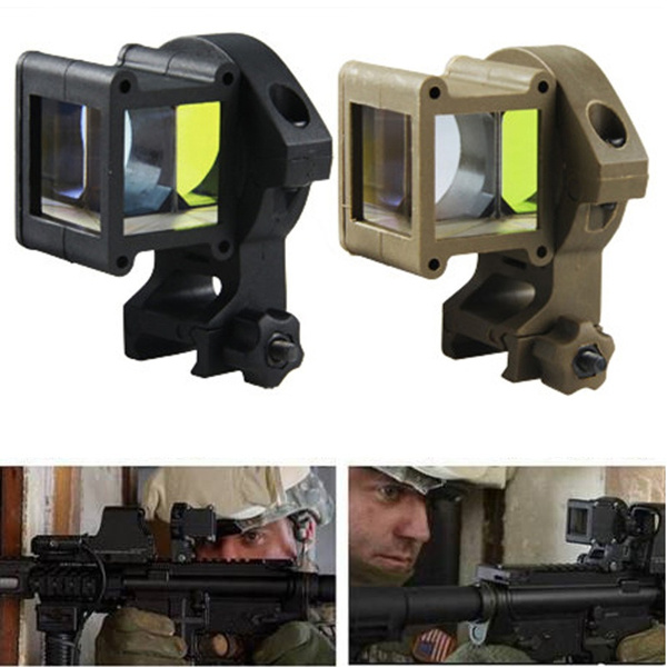 Tactical Hunting 360 Degree Rotate Corner Reflect Angle Sight for 20mm Picatinny 