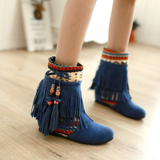 ankle boots, Tassels, Womens Boots, Winter
