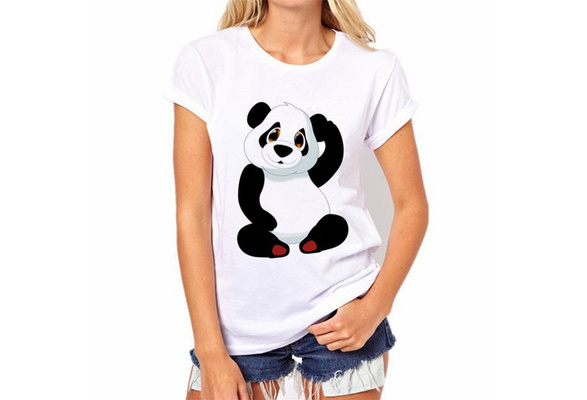 T shirt panda discount femme