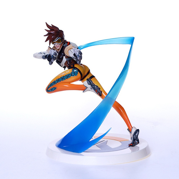 Overwatch Jogo Figura Coleção, Vinil Boneca Modelo Brinquedos, PHARAH TRACER  SYMMETRA MEI McCREE, Limite de Venda