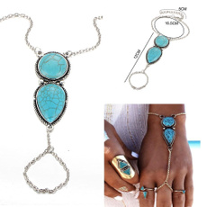 Charm Bracelet, Summer, Turquoise, Fashion
