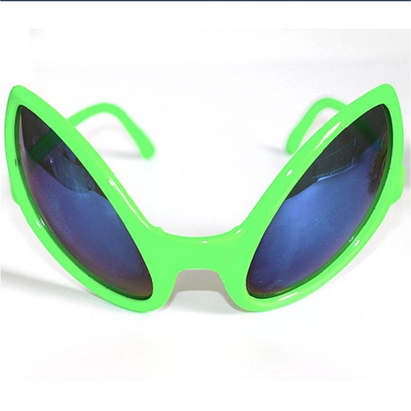 scheme Represent Show Nova Moda Engraçada Alien Party Óculos PC Material Óculos de Sol Óculos de  Sol Aniversário e Festival Party Supplies Decoração (Cor: Verde) | Wish