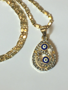 Blues, eye, Jewelry, blueevileyenecklace
