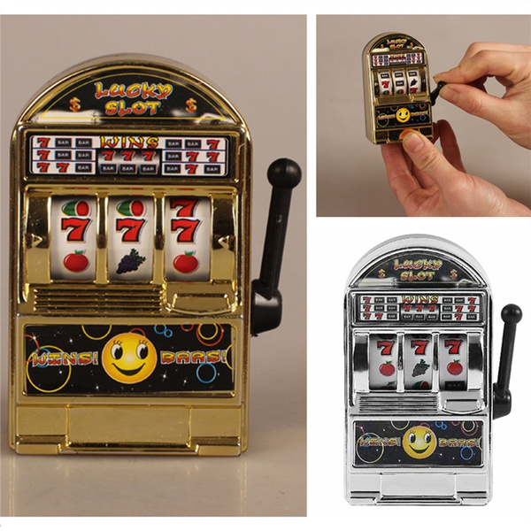 Mini Fruit Slot Machine Money box Pressure reducing toy Gift children girls boys 