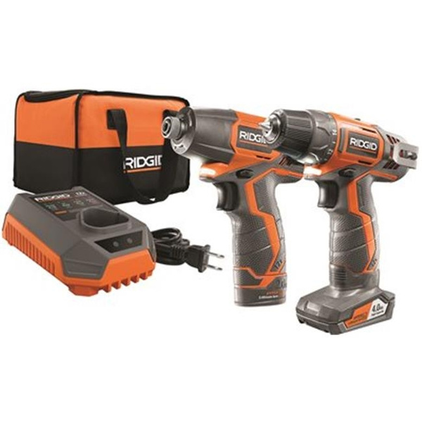 Ridgid R9000K Ridgid 12-Volt Drill And 