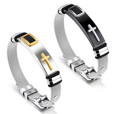 Titanium Steel Bracelet, gold, titaniumsteelbangle, Men