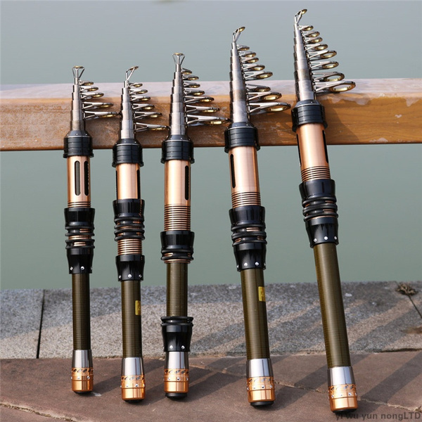 Telescopic Fishing Rod Graphite Carbon Fiber Fishing Pole Mini Portable  Travel Pocket Fishing Rods