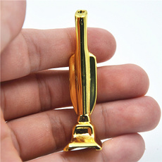Portable Little gold trophy Snuff Tube Sniffer snorter powers Dispenser Buttet hoover