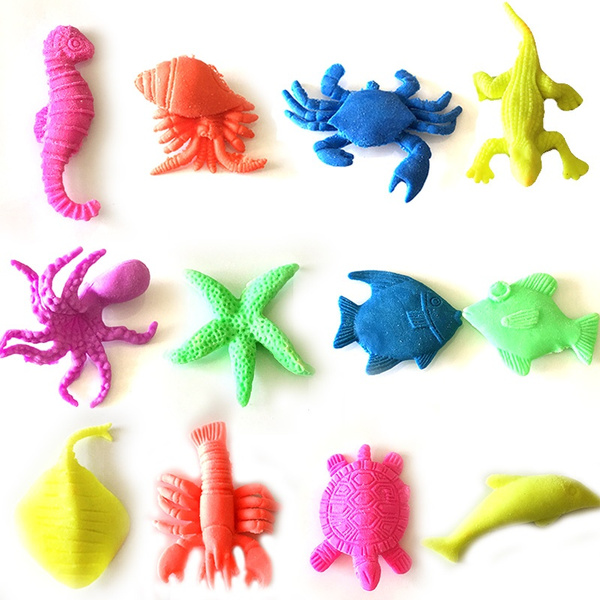 10 Bags Sea Cartoon Animal Crystal Soil Hydrogel Mud Growing Balls