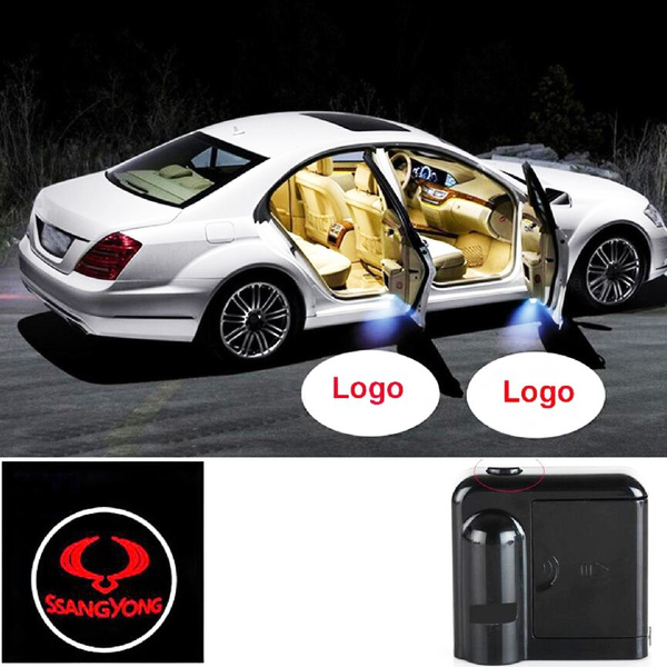 2 X 3d Wireless Car Door Led Welcome Laser Projector Logo Ghost Shadow Light Car Logos Lights 6873