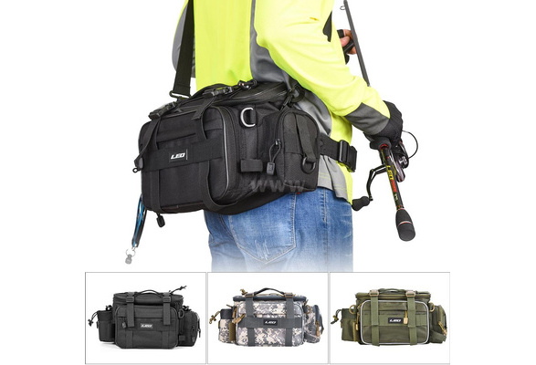Multifunctional multi-pocket fishing tackle bag fishing gear and tools
