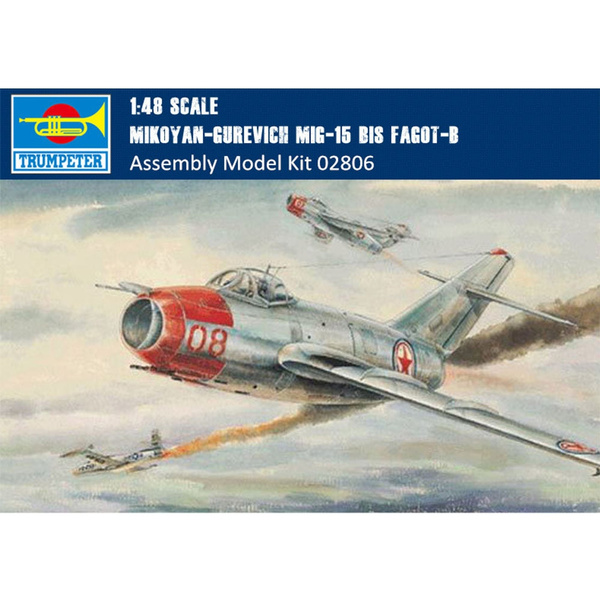 Amercom 1/72 AM1105WL - Mikoyan Gurevich MiG-15bis Fagot - Avion Maquette Plastique Occasion