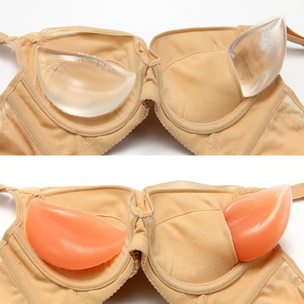 Soft Silicone Bra Insert Breast Enhancer PushUp Pads Chicken Cutlets Swim  Bikini 