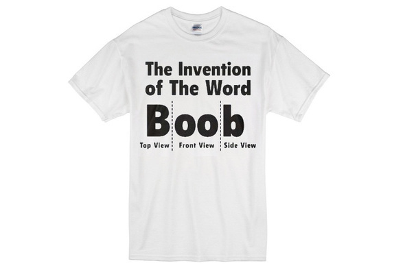 Summer Style New Fashion Boob Definition Funny T-Shirt Unisex Men