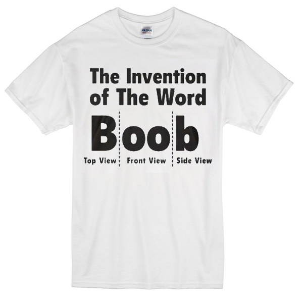 Summer Style New Fashion Boob Definition Funny T-Shirt Unisex Men Women  Fashion Tee Hipster Style Summer Outfits White Tops