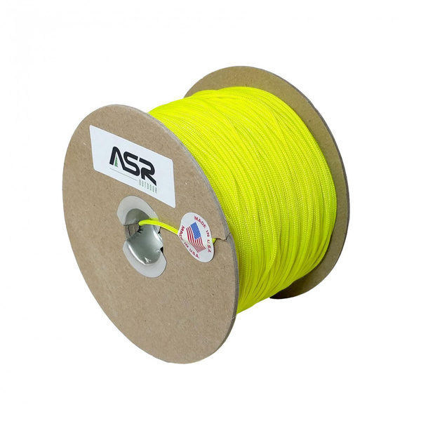 Yellow Sleeved Spectra Survival Kevlar Paracord 1000ft 325lbs