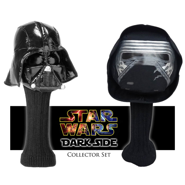 Golf Head Cover 2pc Star Wars Headcover 460cc Driver Set Darth Vader