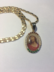 jesuspendantnecklace, Jewelry, gold, 14kgoldnecklace