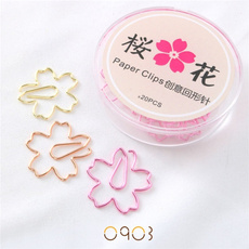 pink, cute, pagemarkerclip, cherryblossompaperclip